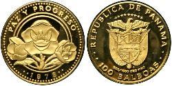 100 Balboa Panamá Oro 