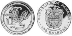 100 Balboa Panamá Oro 