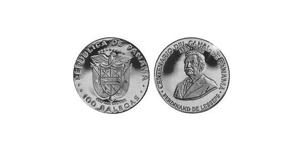 100 Balboa Panamá Oro 