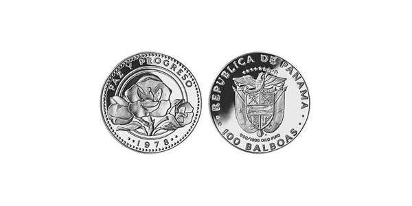 100 Balboa Panamá Oro 