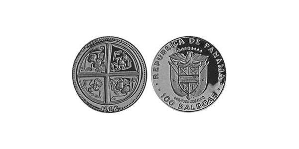 100 Balboa Panamá Oro 