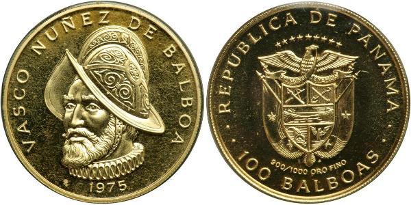 100 Balboa Panamá Oro Vasco Núñez de Balboa (1475 – 1519)