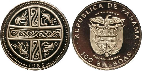 100 Balboa Panamá Oro 
