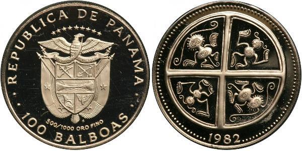 100 Balboa Panamá Oro 