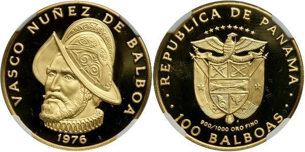 100 Balboa Panamá Oro Vasco Núñez de Balboa (1475 – 1519)