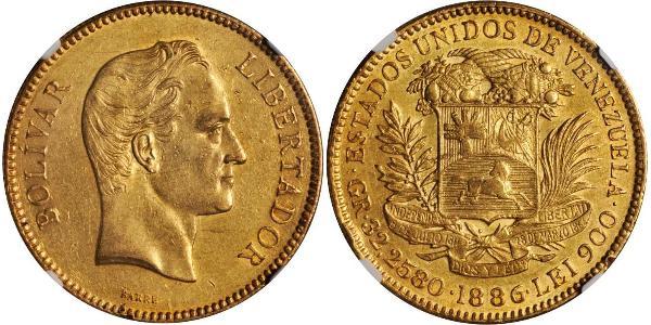 100 Bolivar Venezuela Or Simon Bolivar (1783 - 1830)