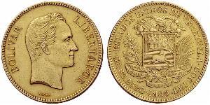 100 Bolivar Venezuela 金 Simon Bolivar (1783 - 1830)