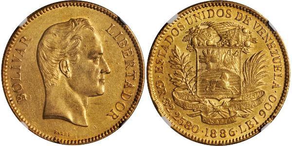 100 Bolivar Venezuela 金 Simon Bolivar (1783 - 1830)