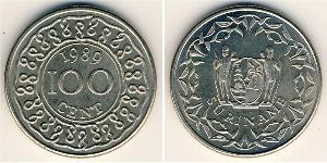 100 Cent Suriname 銅/镍 
