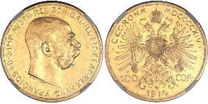 100 Corona Austria-Hungary (1867-1918) Gold Franz Joseph I (1830 - 1916)