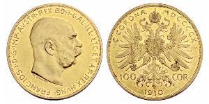 100 Corona Austria-Hungary (1867-1918) Gold Franz Joseph I (1830 - 1916)