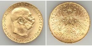 100 Corona Austria-Hungary (1867-1918) Gold Franz Joseph I (1830 - 1916)