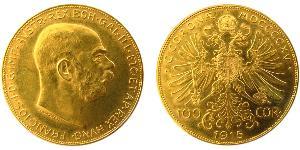 100 Corona Austria-Hungary (1867-1918) Gold Franz Joseph I (1830 - 1916)