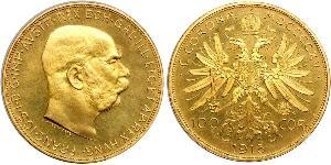 100 Corona Austria-Hungary (1867-1918) Gold Franz Joseph I (1830 - 1916)