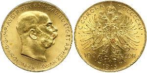 100 Corona Austria-Hungary (1867-1918) Gold Franz Joseph I (1830 - 1916)