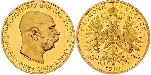 100 Corona Austria-Hungary (1867-1918) Gold Franz Joseph I (1830 - 1916)