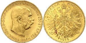 100 Corona Austria-Hungary (1867-1918) Gold Franz Joseph I (1830 - 1916)