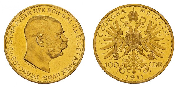 100 Corona Austria-Hungary (1867-1918) Gold Franz Joseph I (1830 - 1916)