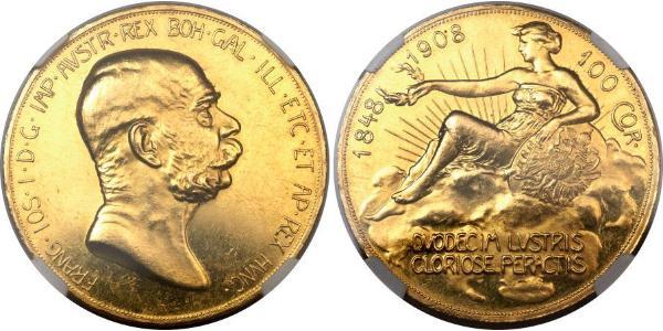 100 Corona Austria-Hungary (1867-1918) Gold Franz Joseph I (1830 - 1916)