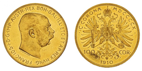 100 Corona Austria-Hungary (1867-1918) Gold Franz Joseph I (1830 - 1916)