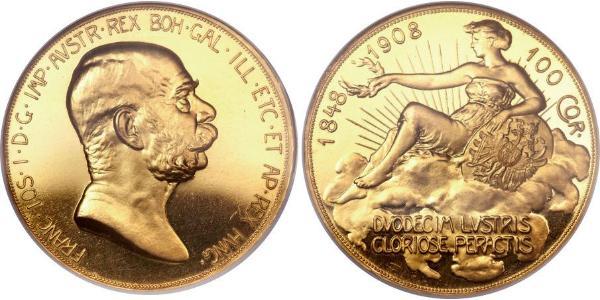 100 Corona Austria-Hungary (1867-1918) Gold Franz Joseph I (1830 - 1916)