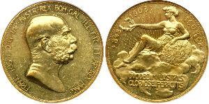 100 Corona Österreich-Ungarn (1867-1918) Gold Franz Joseph I (1830 - 1916)