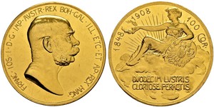 100 Corona Impero austro-ungarico (1867-1918) Oro Franz Joseph I (1830 - 1916)
