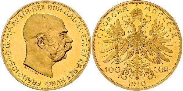 100 Corona Impero austro-ungarico (1867-1918) Oro Franz Joseph I (1830 - 1916)