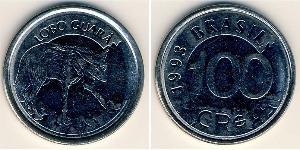 100 Cruzeiro Brésil Acier 