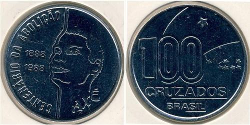 100 Cruzeiro Brasilien Nickel 