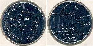 100 Cruzeiro Brésil Nickel 