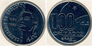 100 Cruzeiro Brésil Nickel 