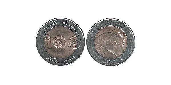 100 Dinar Algérie Bilame 