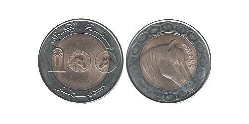 100 Dinaro Argelia Bimetal 