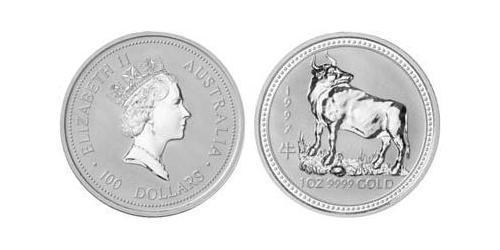 100 Dollar Australia (1939 - ) Gold Elizabeth II (1926-2022)