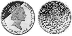 100 Dollar Australien (1939 - ) Gold 