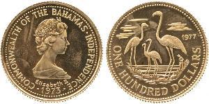 100 Dollar Bahamas Gold Elizabeth II (1926-2022)