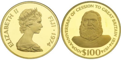 100 Dollar Fidschi Gold 