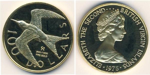 100 Dollar Jungferninseln Gold 