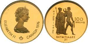 100 Dollar Kanada Gold Elizabeth II (1926-2022)