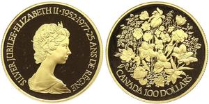 100 Dollar Kanada Gold Elizabeth II (1926-2022)