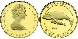 100 Dollar Kanada Gold Elizabeth II (1926-2022)