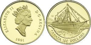 100 Dollar Kanada Gold Elizabeth II (1926-2022)