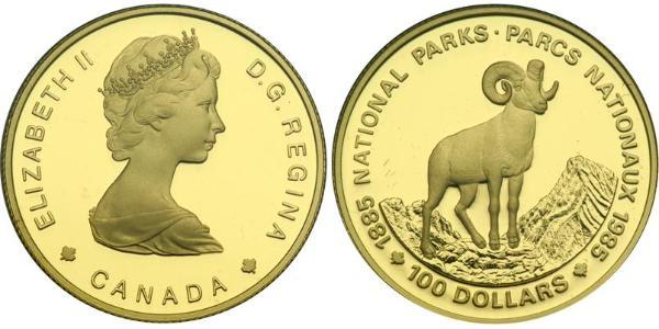 100 Dollar Kanada Gold Elizabeth II (1926-2022)