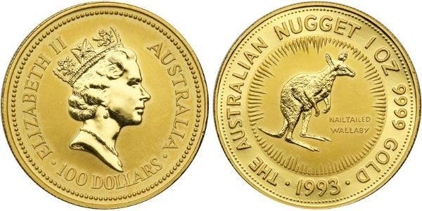 100 Dollar Australie (1939 - ) Or Elizabeth II (1926-2022)