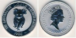 100 Dollar Australie (1939 - ) Platine 