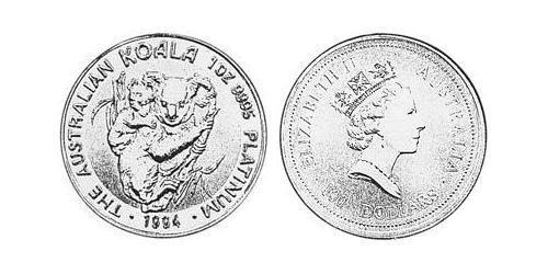100 Dollar 澳大利亚 Platinum 伊丽莎白二世 (1926-2022)