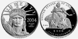 100 Dollar 美利堅合眾國 (1776 - ) Platinum 