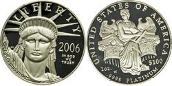 100 Dollar 美利堅合眾國 (1776 - ) Platinum 