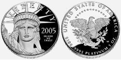 100 Dollar 美利堅合眾國 (1776 - ) Platinum 
